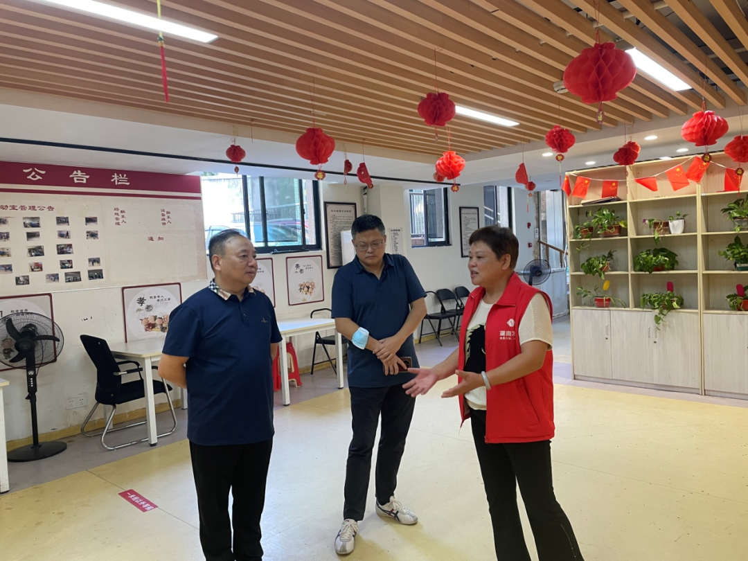 黃志剛、蘇千里帶隊赴湖南發展社區居家養老服務站點督查安全生產工作
